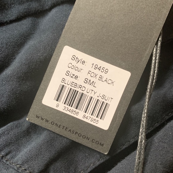 One Teaspoon Fox Black Bluebird Utility Jumpsuit - Picture 10 of 10